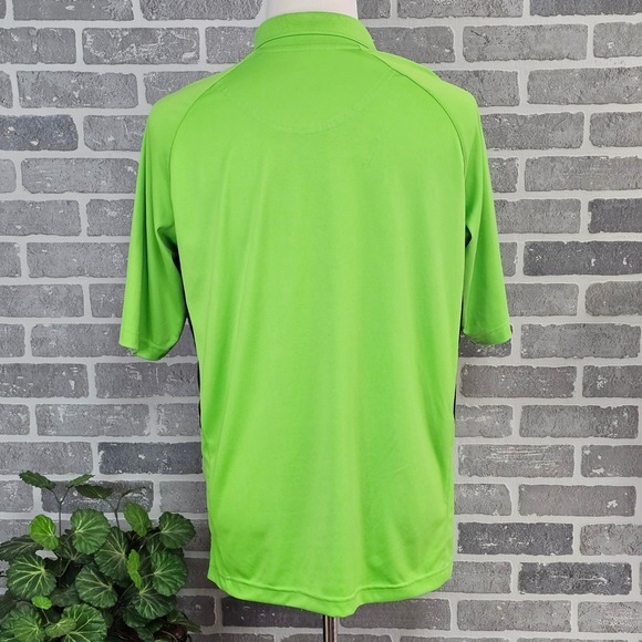 Payne Stewart Golf Polo Shirt Men's Large Performance‎ Moisture Wicking Green - Picture 2 of 8